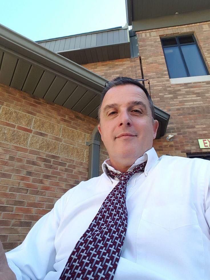 Colene Martin outside his workplace in Laval